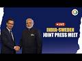 LIVE: PM Modi, Swedish PM Ulf Kristersson attend joint press meet