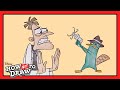 Dr. Doofenshmirtz Cartoon Comes to Life! 🖌 | How NOT To Draw: Phineas and Ferb | @disneychannel