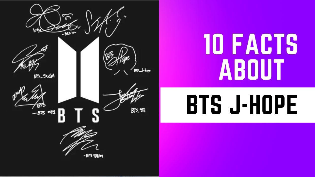 10 Facts About BTS JHOPE YouTube