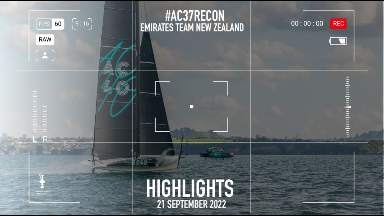 220921 ETNZ AC40 D2 Highlights