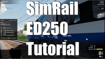 How to run the ED250 in SimRail