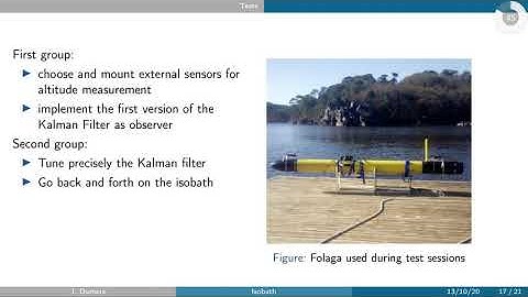 AUV navigation using isobath