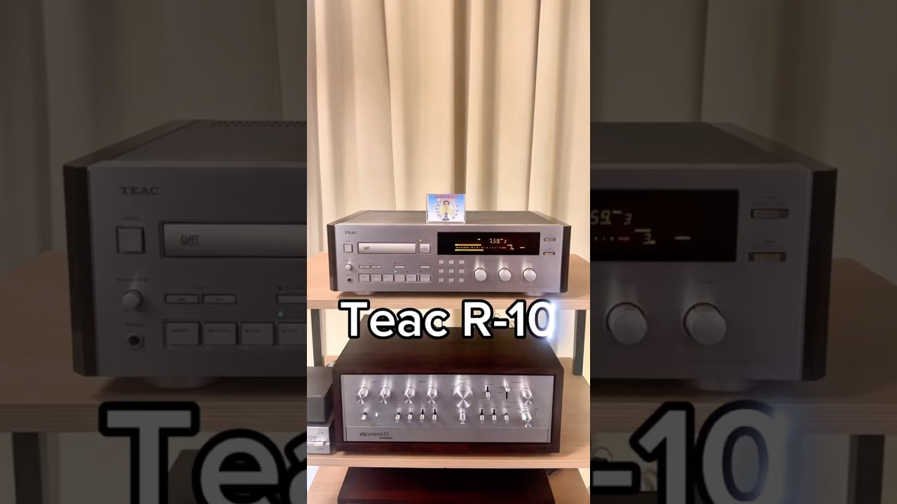 Teac R-10 Vintage DAT Recorder | A Digital Audio Milestone #shorts