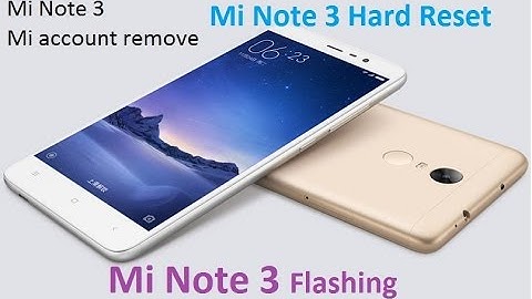 How TO Flash Redmi MI Note 3 Step by Step Firmware Update