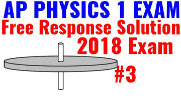 AP Physics 1 Exam 2018 Free Response Solution #3
