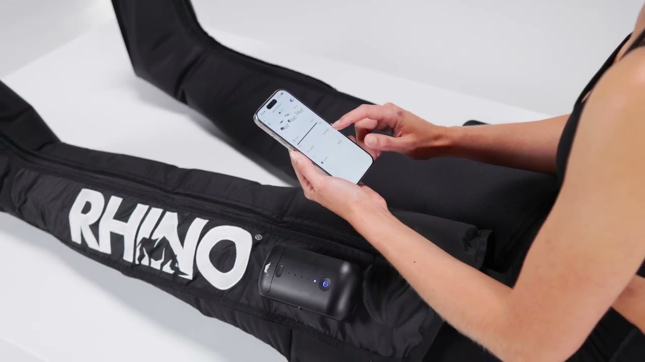 Kit Botas de Presoterapia Inalámbricas PRO AIR (APP) - RHINO PERFORMANCE