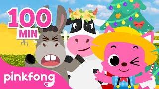 Las Mejores Canciones de Animales de la Granja | Especial de Navidad | Pinkfong Canciones Infantiles