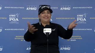 Lizette Salas Sunday English & Spanish Flash Interview 2021 KPMG Women's PGA Championship