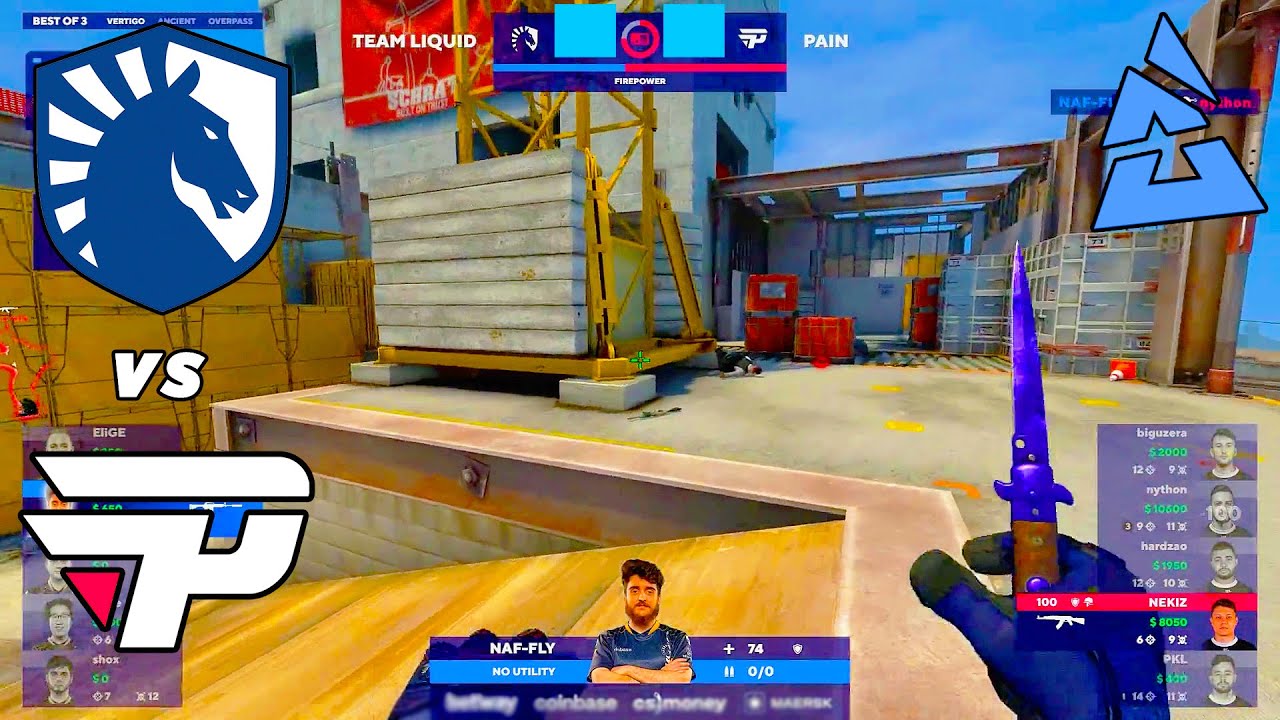 МАТЧ НА ВЫЛЕТ!! - Liquid vs PaiN | Blast Premier Showdown 2022  (CS:GO)