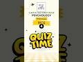 StudyWithRoseeee Psychology MCQ-4 CLASS XII CBSE BOARDS #shorts #class12  #boards  #quiz #quiztime