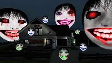 Midnight Horror, Yoshie Ghost Nightmare, Escape The Haunted House | Survive Nextbot Chase GMOD