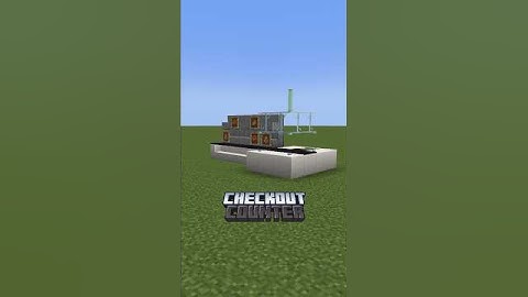 Checkout counter tutorial! Follow for DAILY Minecraft Content! #minecraft #tutorial #shorts