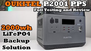 My First 'UPS' Power Station?! The Oukitel P2001 Backup Solution  Full Testing and Review Video