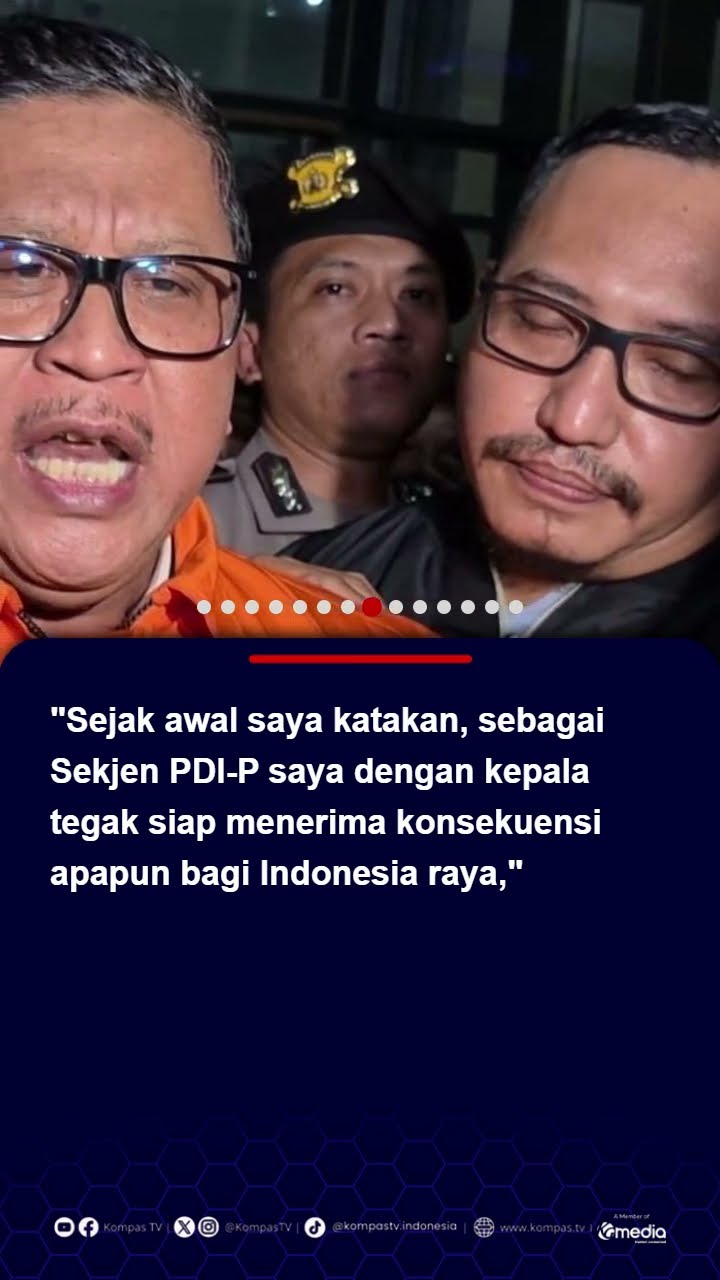 Resmi Ditahan, Hasto: Ini Momentum KPK Periksa Keluarga Jokowi #jokowi #hastokristiyanto #kpk