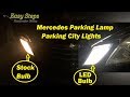 How to Install LED Parking City Lights on Mercedes E550 | W212  LED Upgrade Parking Lamp