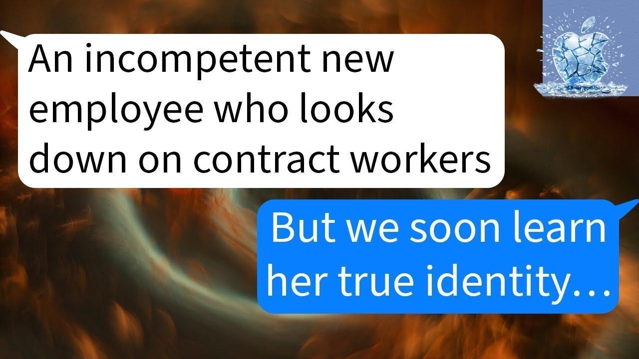 【Apple】An incompetent new employee who looks down on contract workers