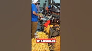 How Millions of Waffle Cones Are Really Made #shorts #manufacturing