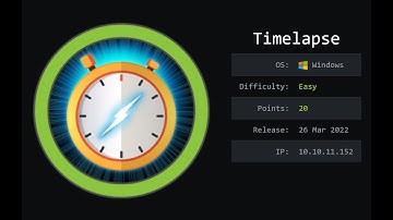 Hack The Box - Timelapse - Walkthrough