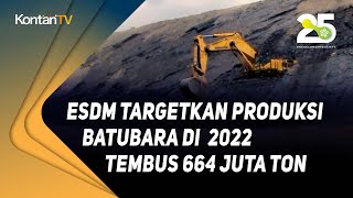 ESDM Targetkan Produksi Batubara di  2022 Tembus 664 Juta Ton