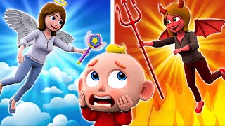 Mommy Angel Vs Mommy Devil Song  Funny Songs & Nursery Rhymes  PIB Little Song