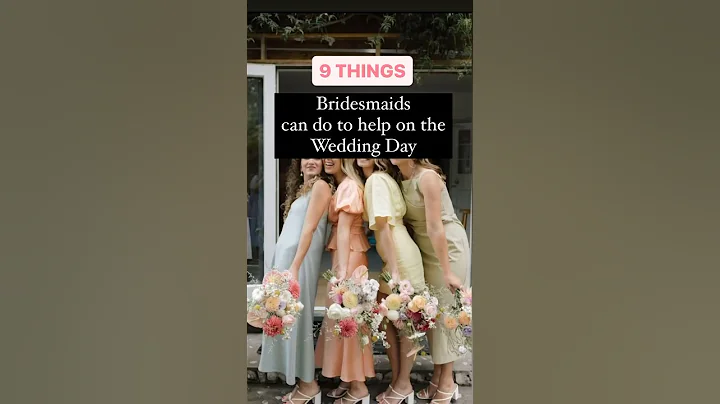 9 Things a Bridesmaid can do to make the Wedding Day better 💕💍