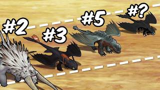 The 10 Strongest Alpha Cl Dragon In How To Train Your Dragon