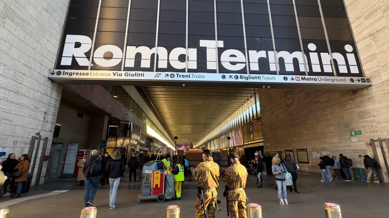 ROMA TERMINI ROME, ITALY DEC 2025