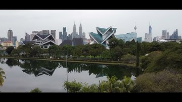 SPECTACULAR VIEW OF KUALA LUMPUR FROM TASIK TITIWANGSA.