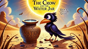 The Crow and the Water Jar - A Lesson on Perseverance | Ken’s Critter Quest