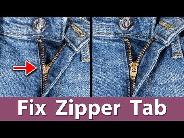 Zipper Repair -How to Replace Metal Slider on Leather Jacket 