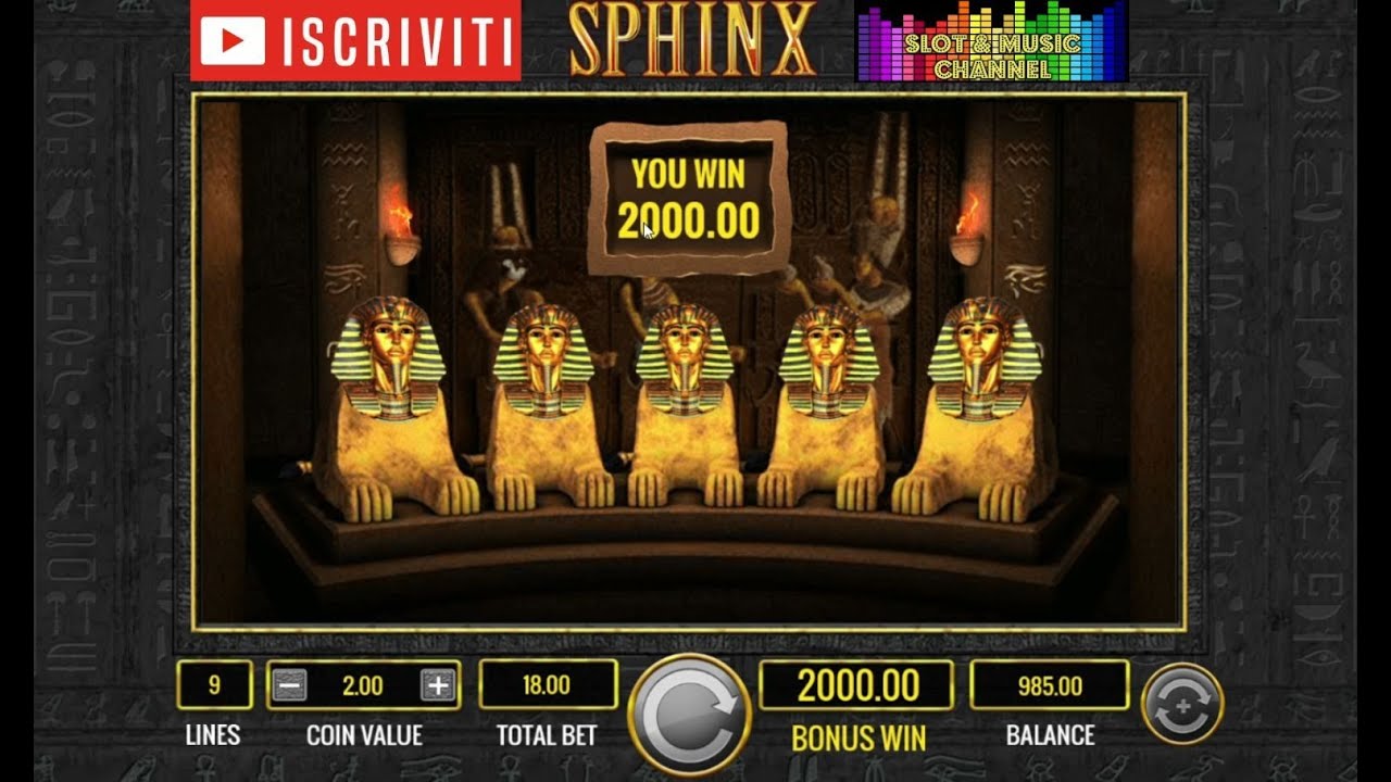 Scopri la Macchina Slot Sphinx Avventure e Vincite nel Mondo del Gioco Scopri la Macchina Slot Sphinx Avventure e Vincite nel Mondo del Gioco