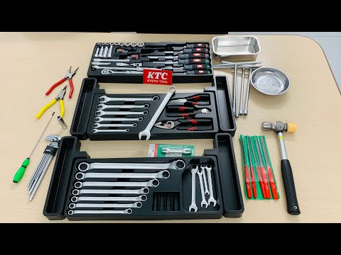 Video Bộ dụng cụ sửa xe máy KTC Nhật 62 chi tiết dành cho... - youtube
