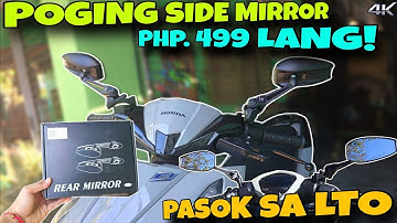 UNBOXING & INSTALLING BUDGET MEAL SIDE MIRROR TO HONDA CLICK | FULL REVIEW w/ TEST RIDE | UNIVERSAL