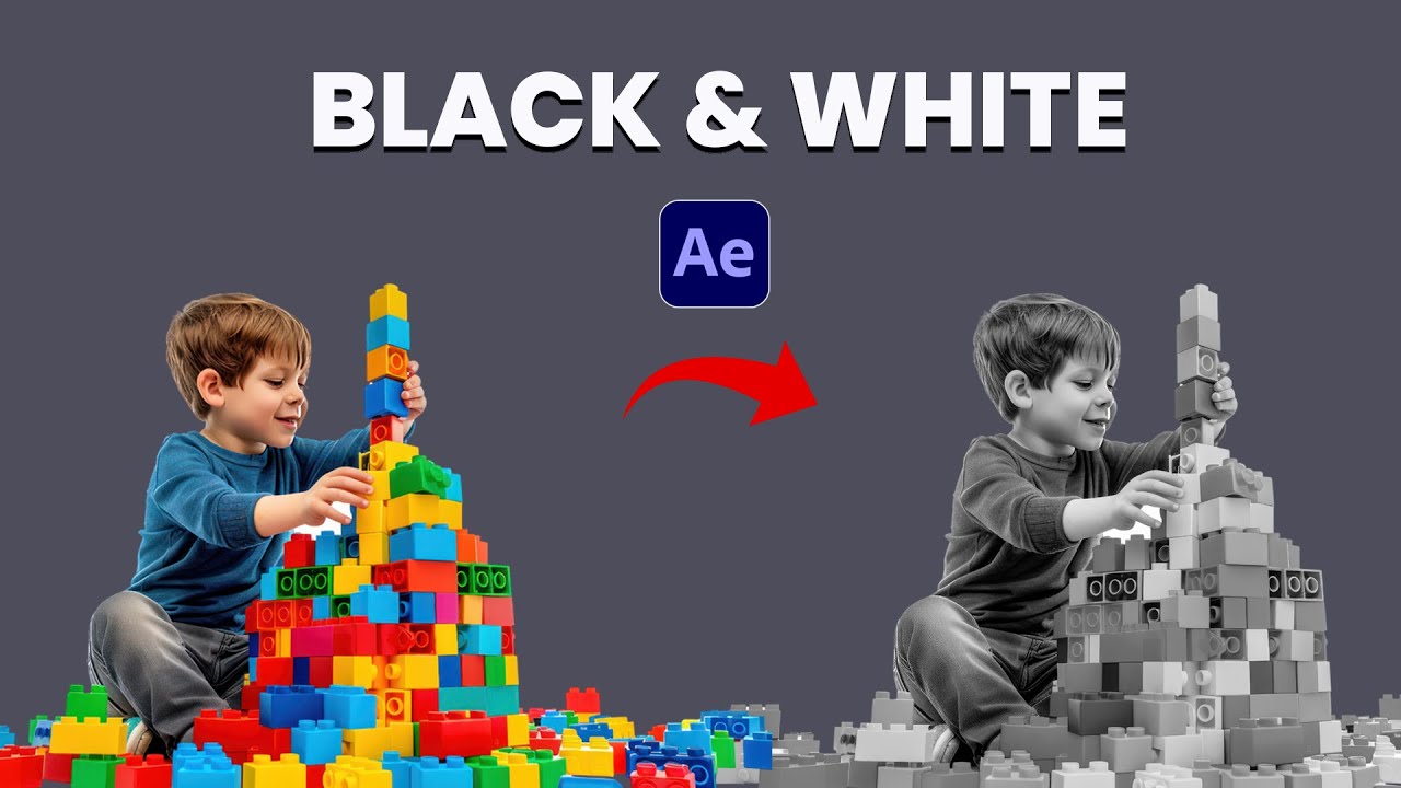 Black & White Video-va Color-ah மாத்தலாமா? 😱 | After Effects Tamil Tutorial