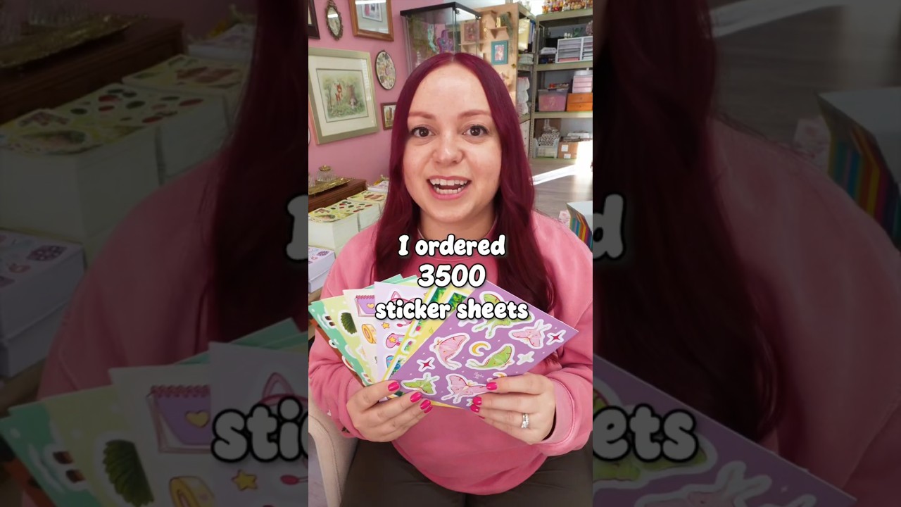 3500 Sticker Sheets