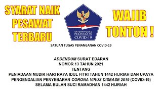 Syarat TERBARU Naik Pesawat Terbang Saat LARANGAN Mudik Lebaran 2021