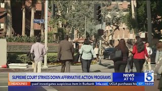 Supreme Court strikes down affirmative action programs