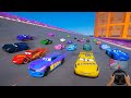 Race Crazy Cars McQueen VS Cars 3 Next Gen Jackson Storm Cruz Cruz Ramirez Conrad Camber & Friends