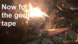 Duct Tape & Gorilla Tape Fire Starters?