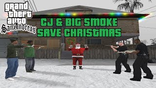 CJ and Big Smoke Save Christmas (GTA: SA Machinima) screenshot 4