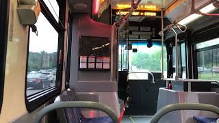 Fairfax Connector 2007 New Flyer D35LFR #9764 on Route 652 to Vienna Metro