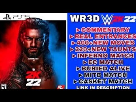 Free Download WR3D 2k22 Mod Apk+Obb - WWE 2k22 Apk Android Game With  Commentary —