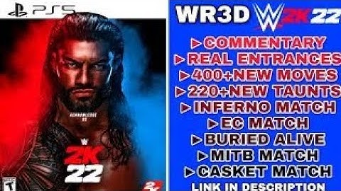 WR3D 2K22 RELEASED WITH NEW FEATURES ! REAL ENTRENCE || HD TEXTURES || NEW ARENAS,MOVES || HURTHEAL