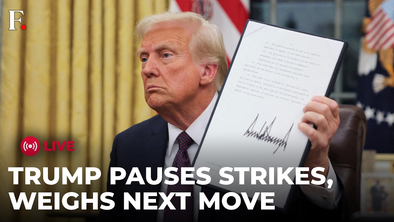 Trump LIVE: 'We're Talking to Iran Right Now' as US Halts Strikes for Second Day thumbnail