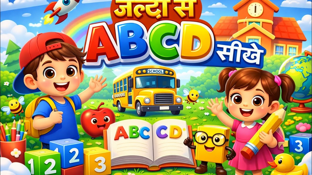 ABCD kids games || learn Alphabet with fun || A to Z learning games for ...
