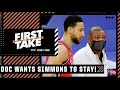 Doc Rivers: 'We're not gonna give up on Ben Simmons' | First Take