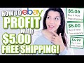 How to - MAKE MONEY on eBay Selling Stuff $5.00 FREE SHIPPING! CASH FLOW & Trick the Algorithm!