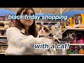 Black friday shopping with my cat  cat supplies haul