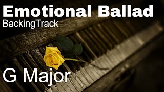 Ballad For My Love - Pop Rock Music Guitar Backing Track Jam In G Major chords