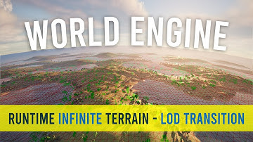 Unreal Engine 5 - World Engine #4 - Runtime Infinite Terrain LOD Transition